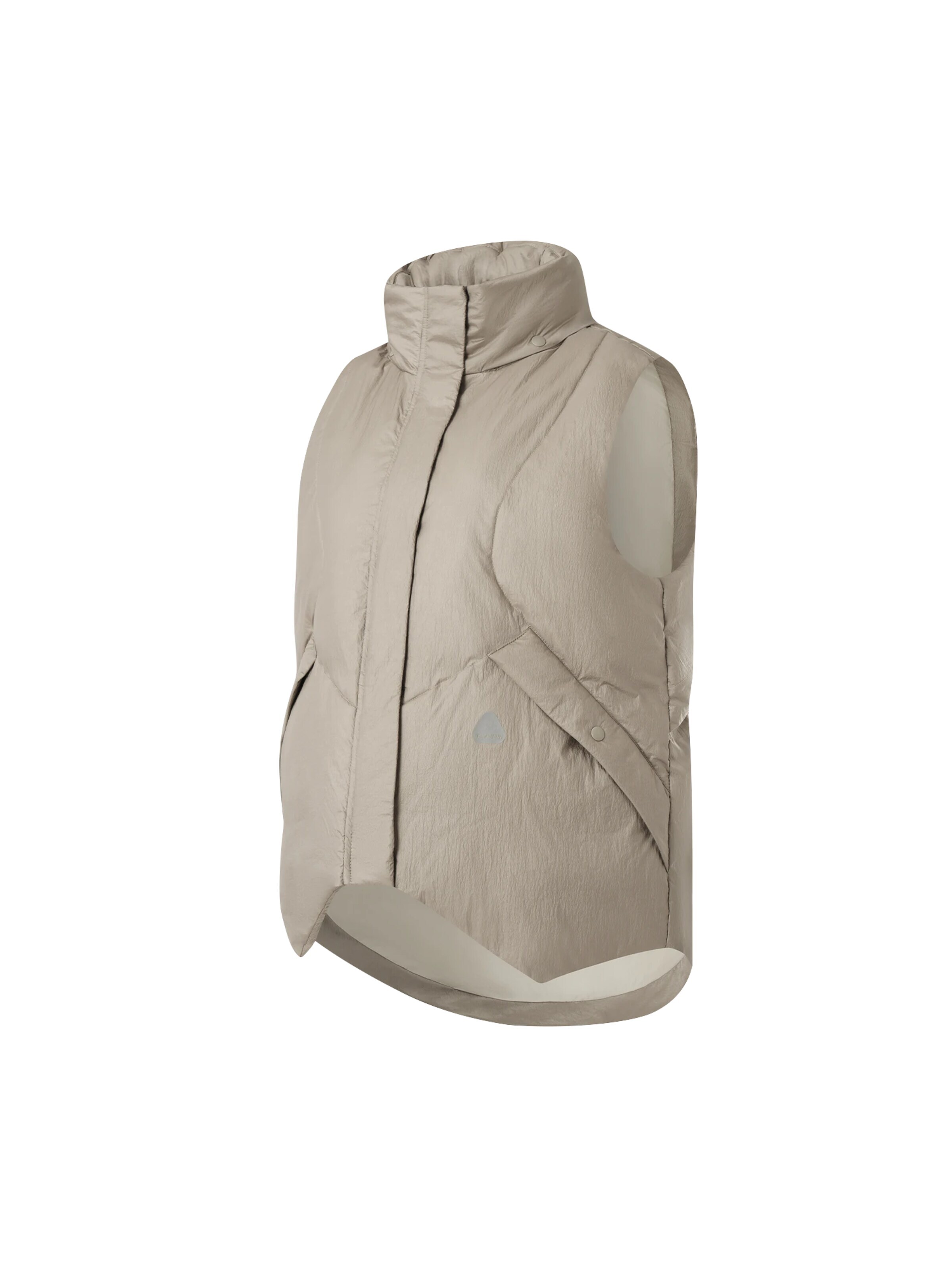 Jelenew - Chaleco 'Metallic Windproof Vest' en plata