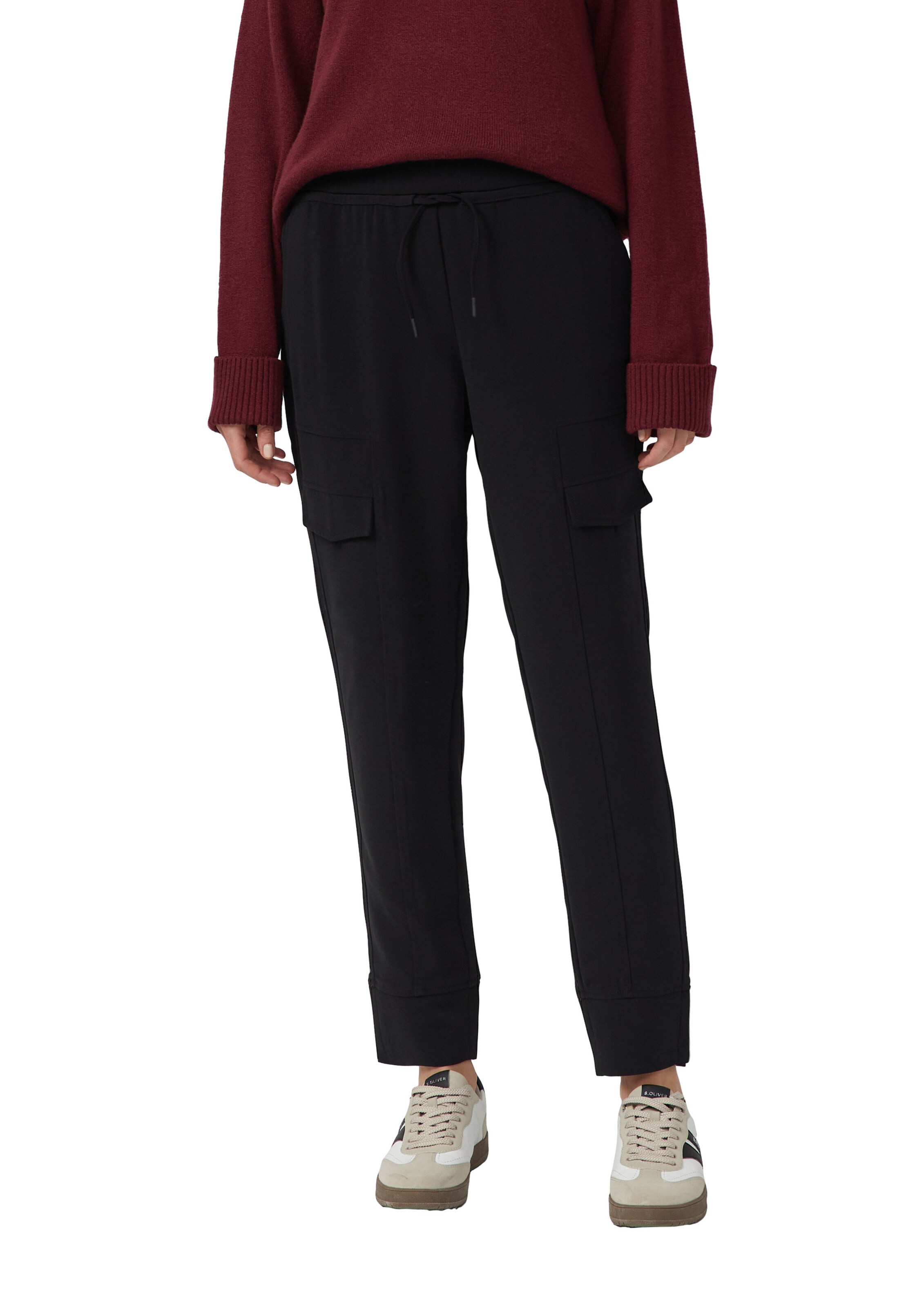 Regular Pantalon s.Oliver en noir : devant