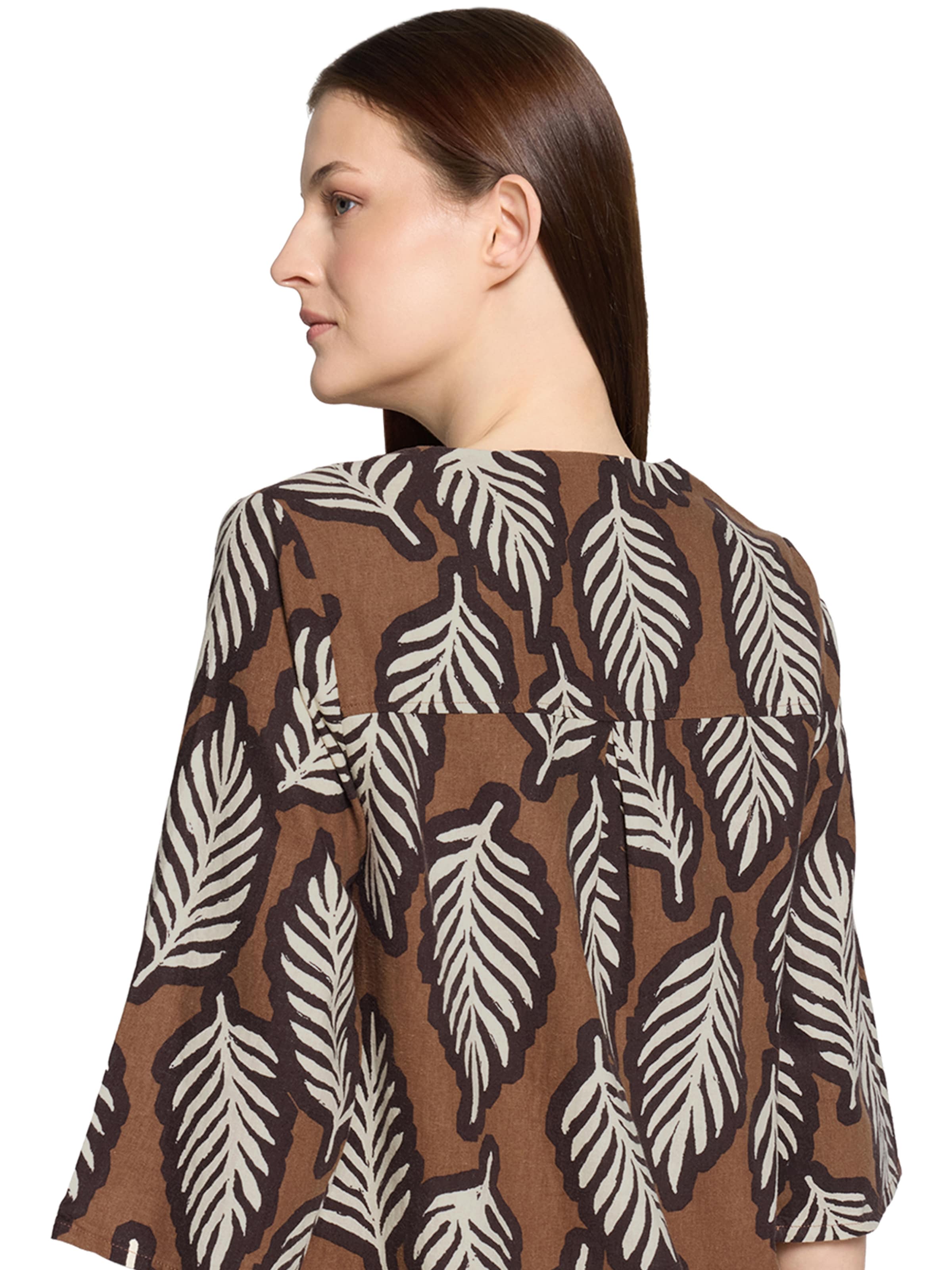 Cartoon Kleid in Braun