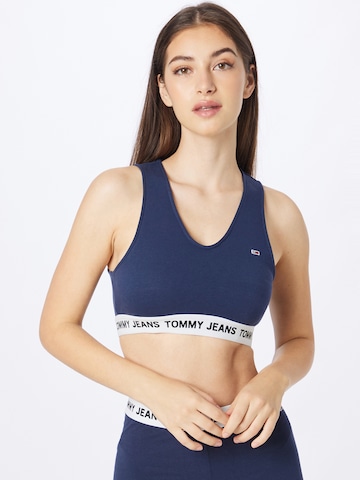 Tommy Jeans Top 'Super' in Blauw: voorkant