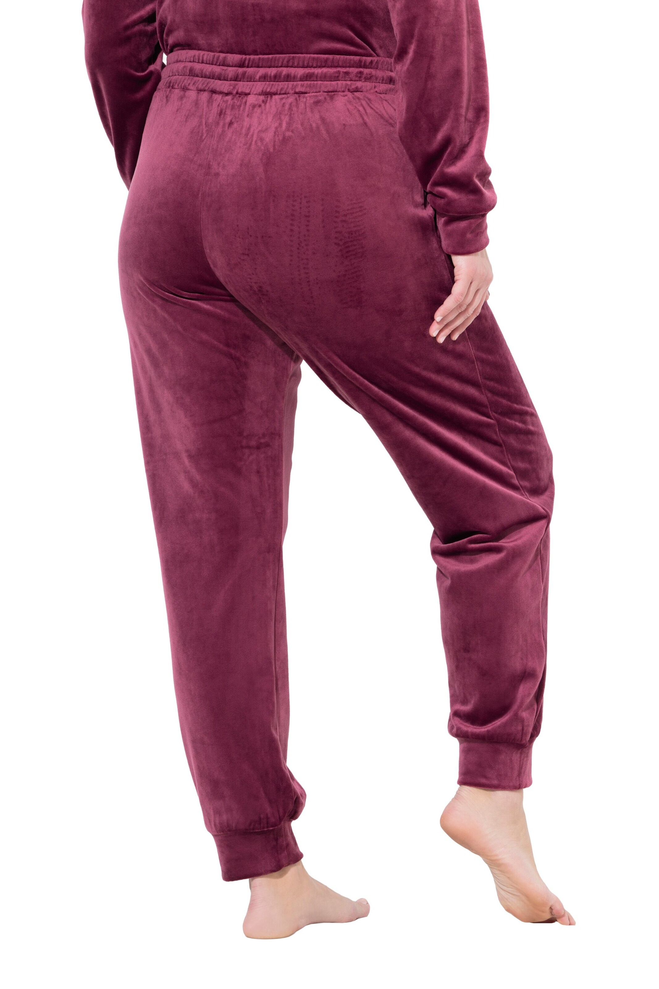 Ulla Popken Tapered Pajama pants in Purple