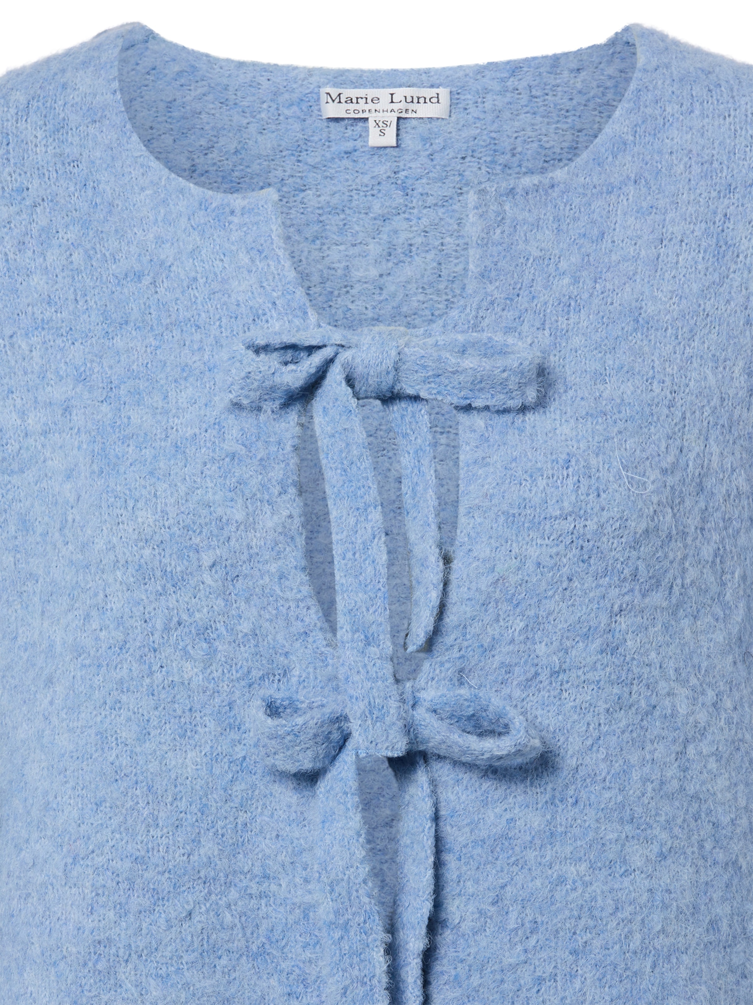 Cardigan Marie Lund en bleu