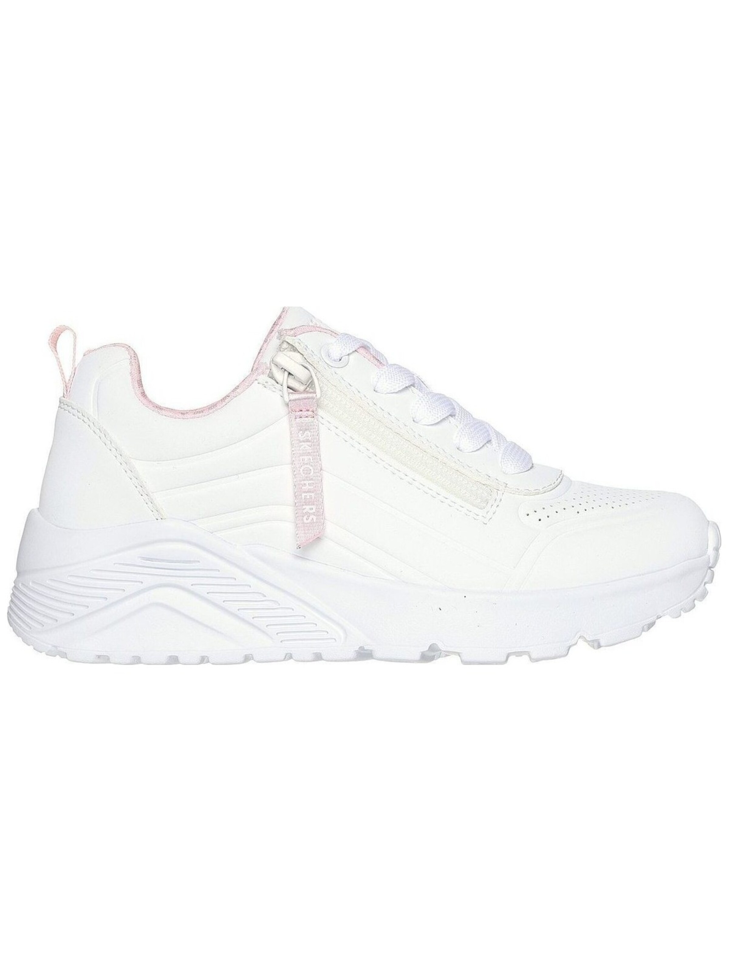 Baskets 'Uno Lite - Easy Zip' SKECHERS en blanc