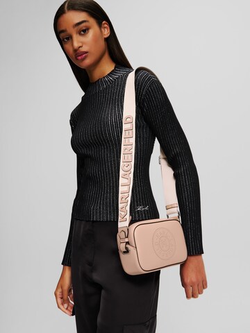 Karl Lagerfeld Crossbody Bag in Pink: front