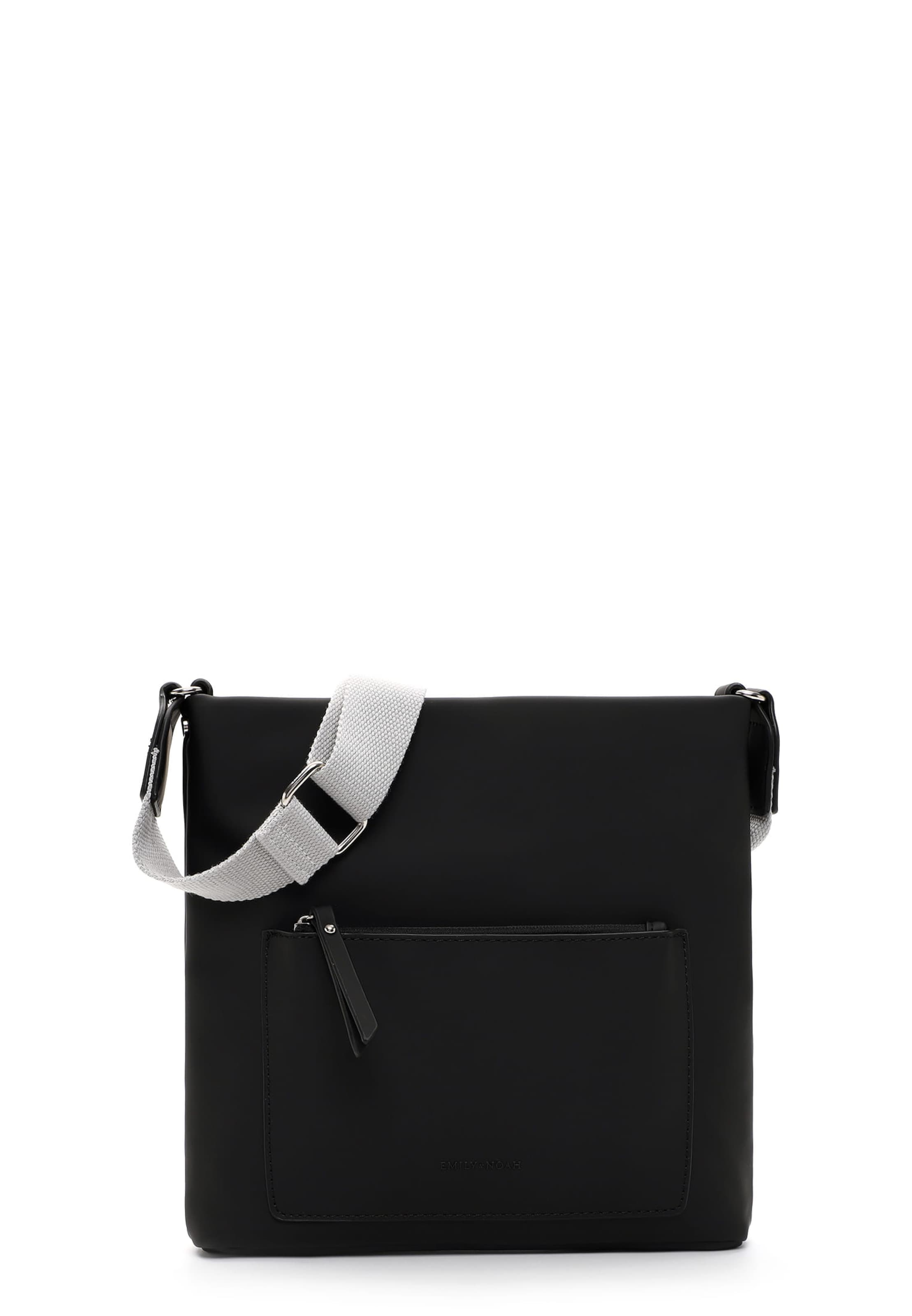 Emily & Noah Umhängetasche 'Elli' in Schwarz: Vorderseite