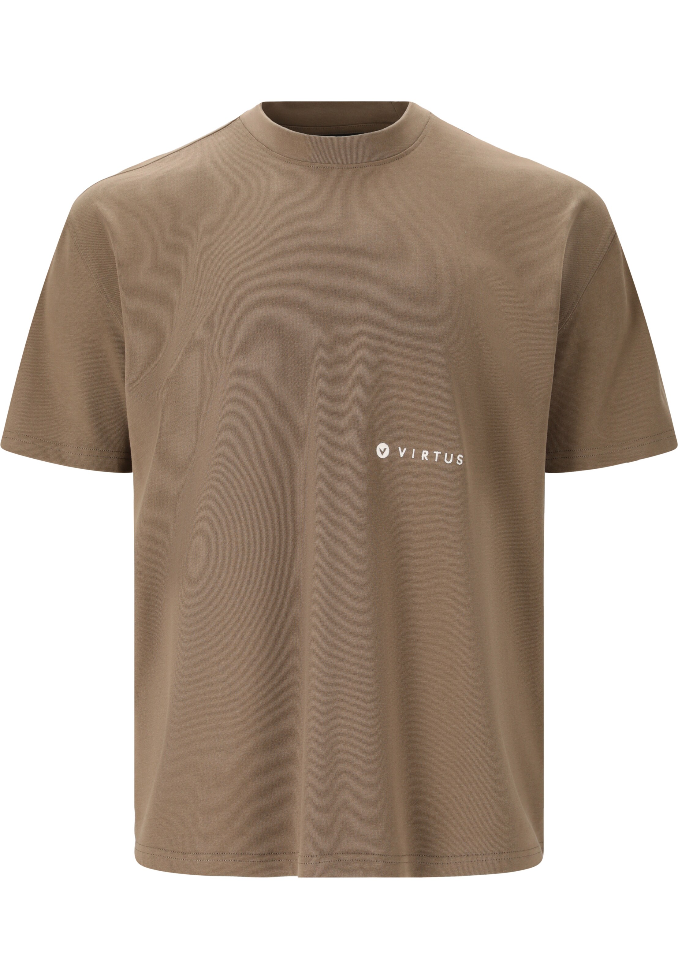 Virtus Functioneel shirt 'Josephy' in Bruin: voorkant