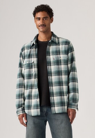 LEVI'S ® Regular fit Button Up Shirt 'JACKSONWORKER' in Green: front