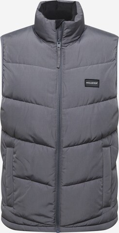 Gilet HOLLISTER en gris : devant