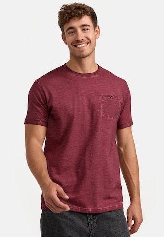 INDICODE JEANS Shirt in Red: front