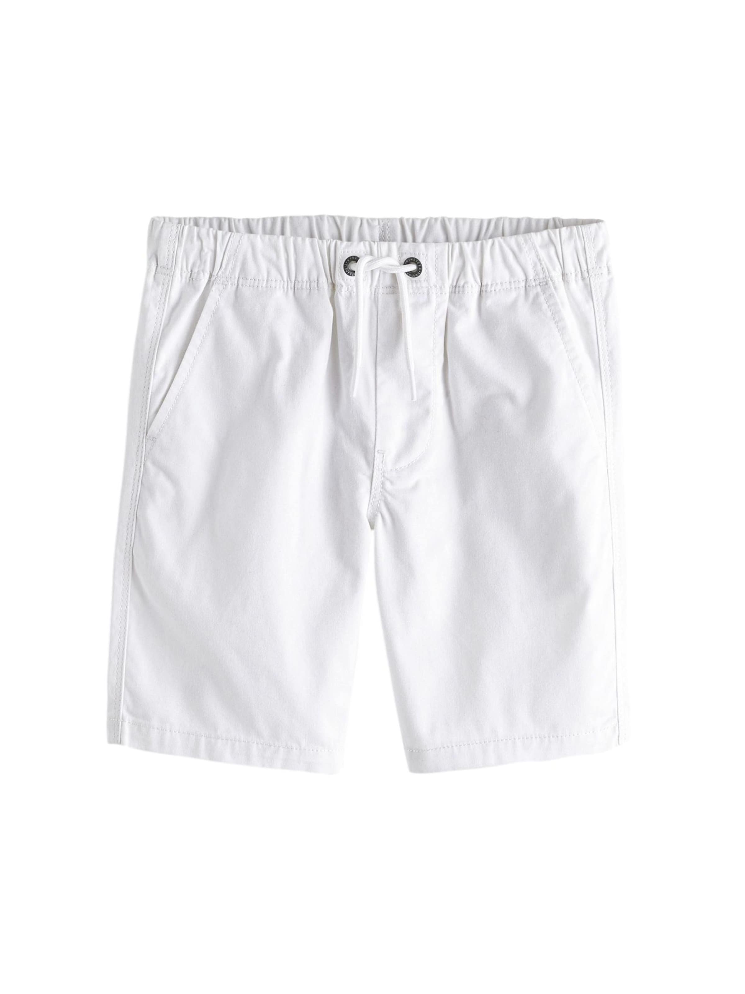 Next Regular Trousers in White: front