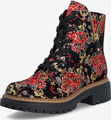 Bottines à lacets Rieker en noir : devant