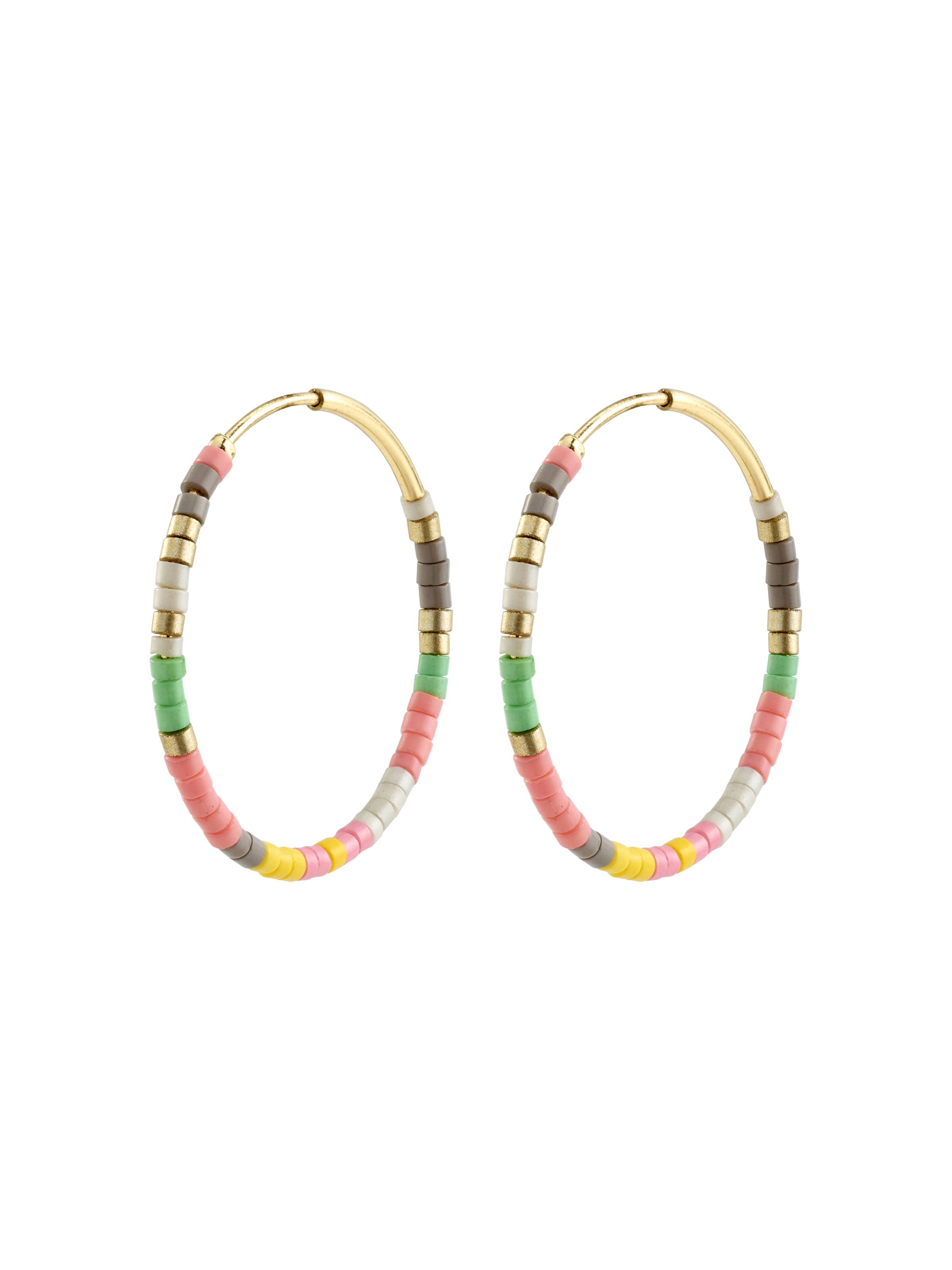 Pilgrim Øreringe 'Alison' i guld: forside