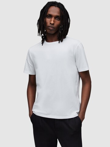 AllSaints T-shirt 'CURTIS' i vit: framsida