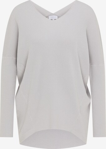 Pull-over usha WHITE LABEL en argent : devant