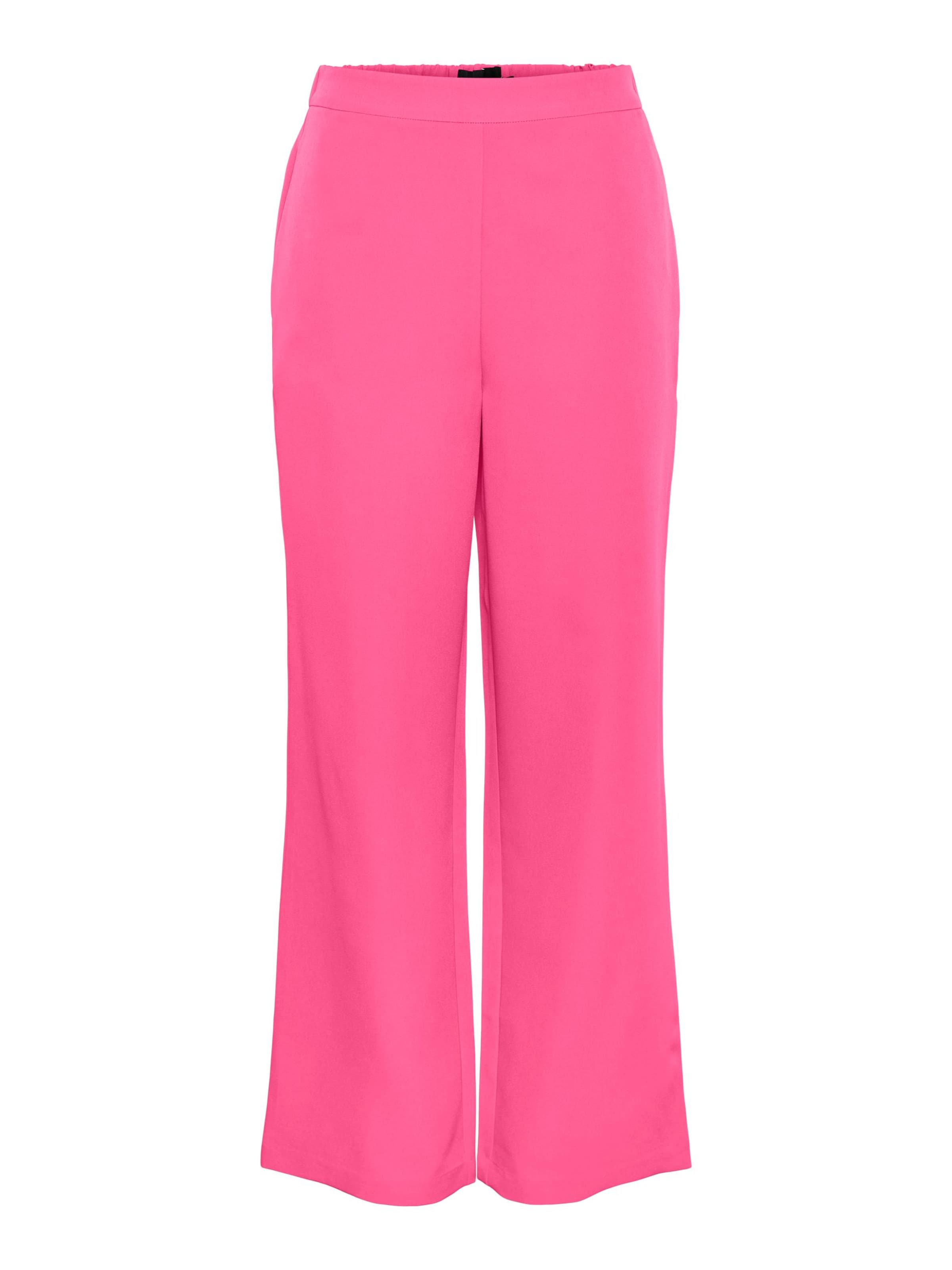 PIECES Hlače 'PCBOZZY' | roza barva: sprednja stran