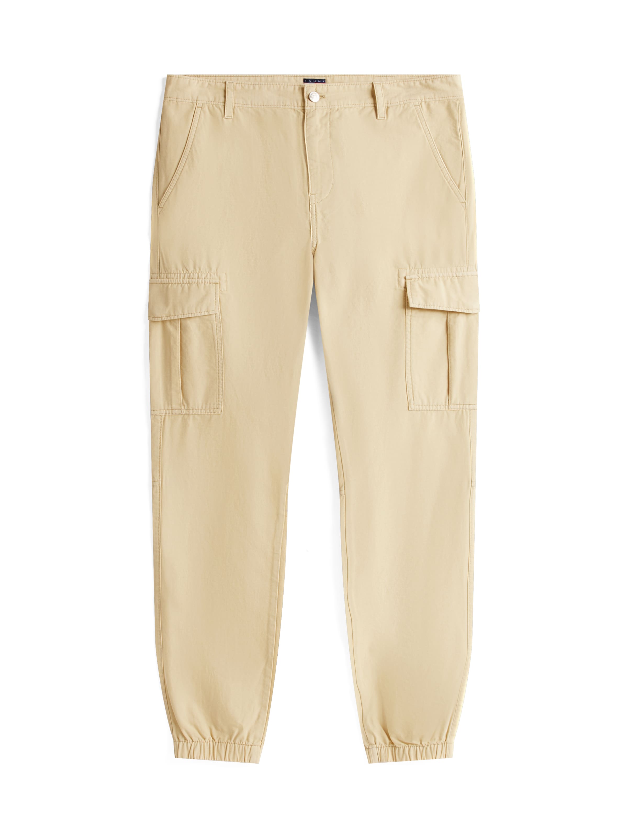 Tommy Jeans Tapered Cargo trousers 'AUSTIN' in Beige: front