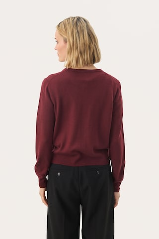 Part Two Cardigan 'Noelani ' i rød