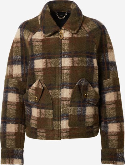 SCOTCH & SODA Jacke in beige / dunkelblau / braun / dunkelgrün, Produktansicht