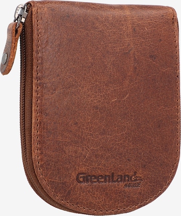 Greenland Nature Wallet in Brown: front