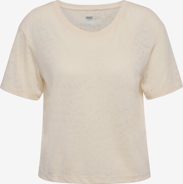 Hummel T-shirt i beige: framsida