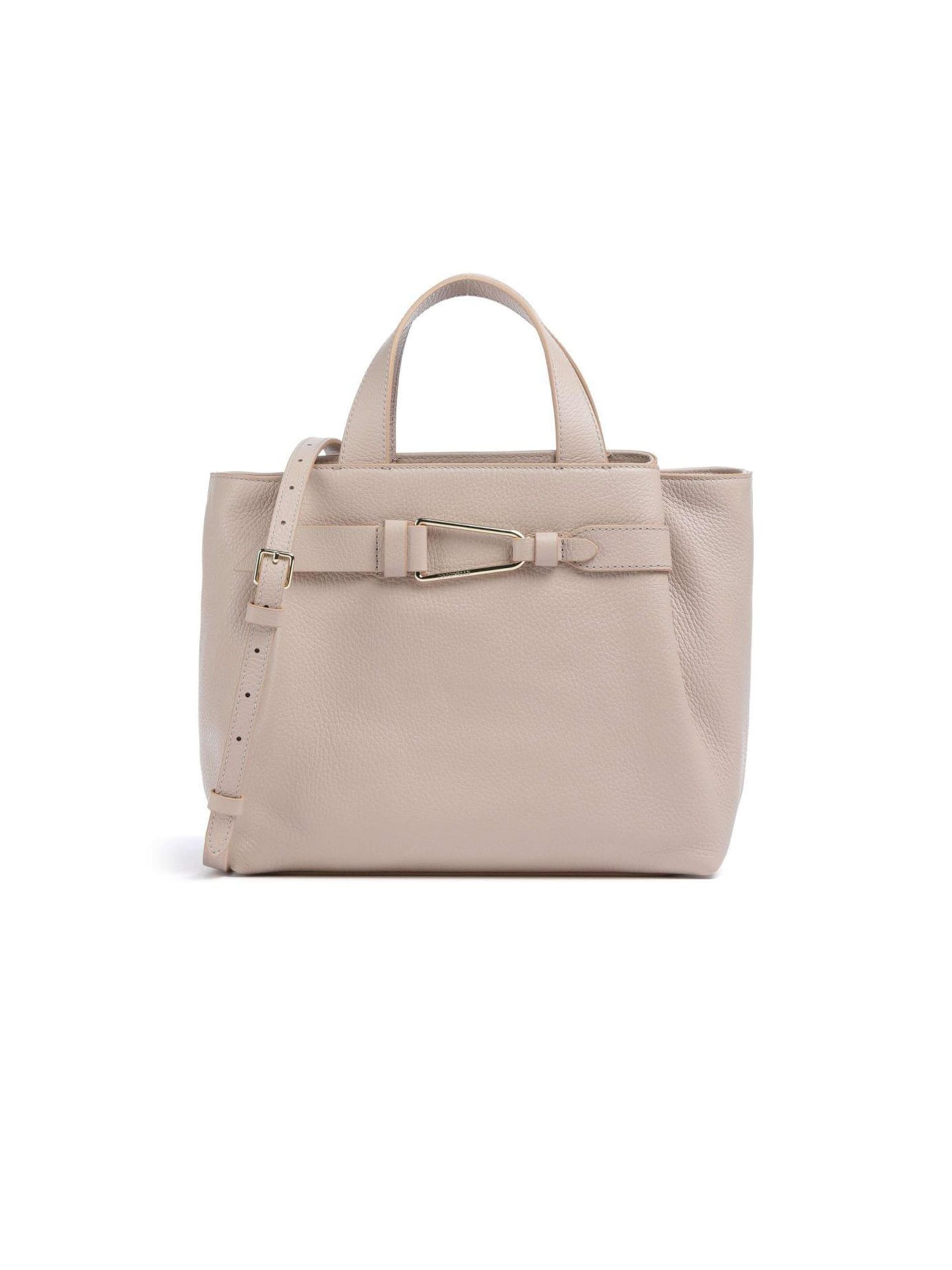 Coccinelle - Bolso de mano 'Malory' en beige: frente