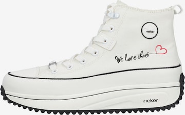 Rieker High-Top Sneakers in White