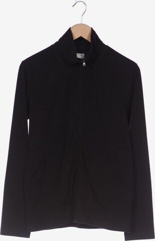 ESPRIT Sweatshirt & Zip-Up Hoodie in XL in Black: front