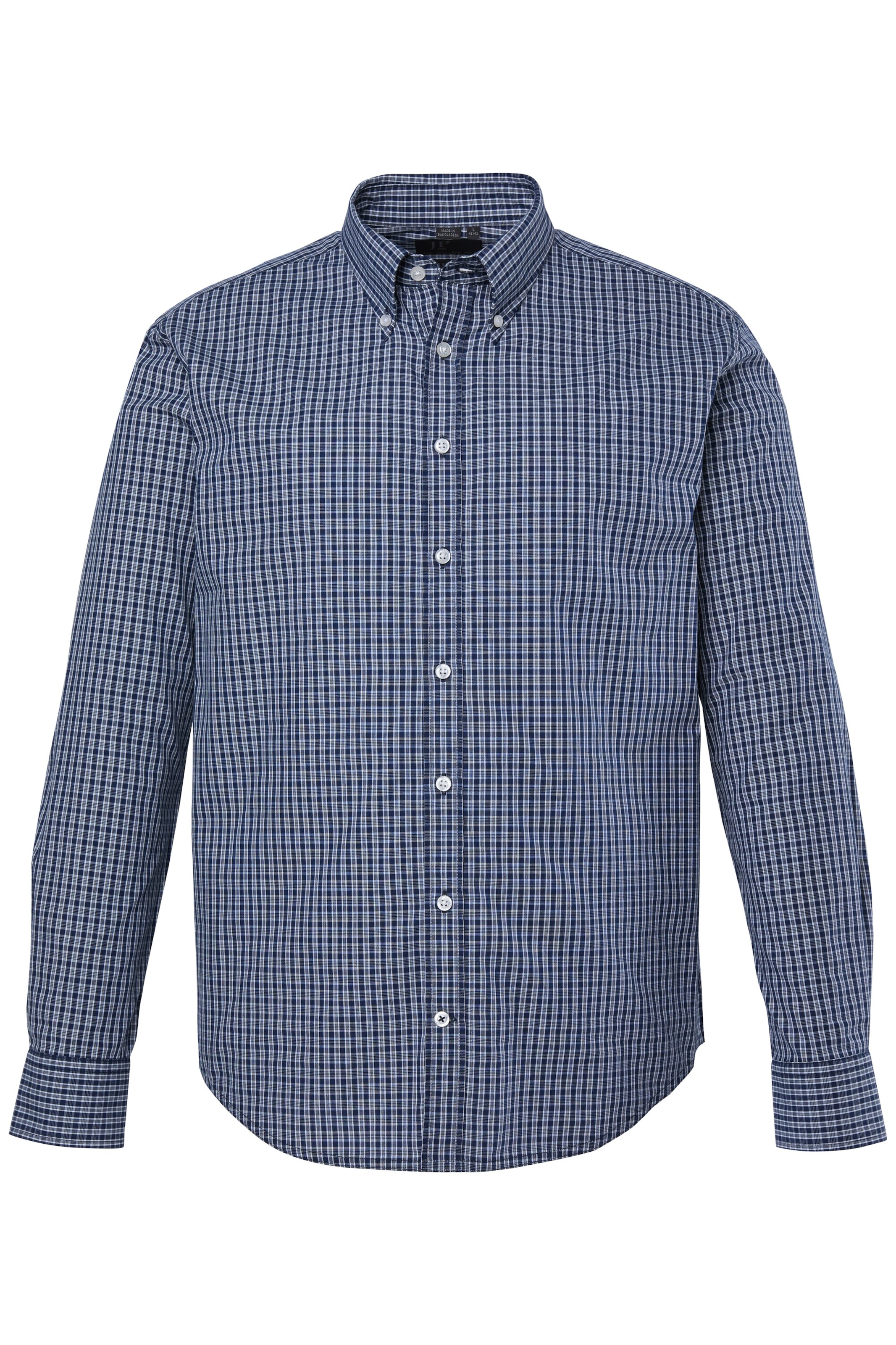 JP1880 Regular fit Overhemd in Blauw: voorkant