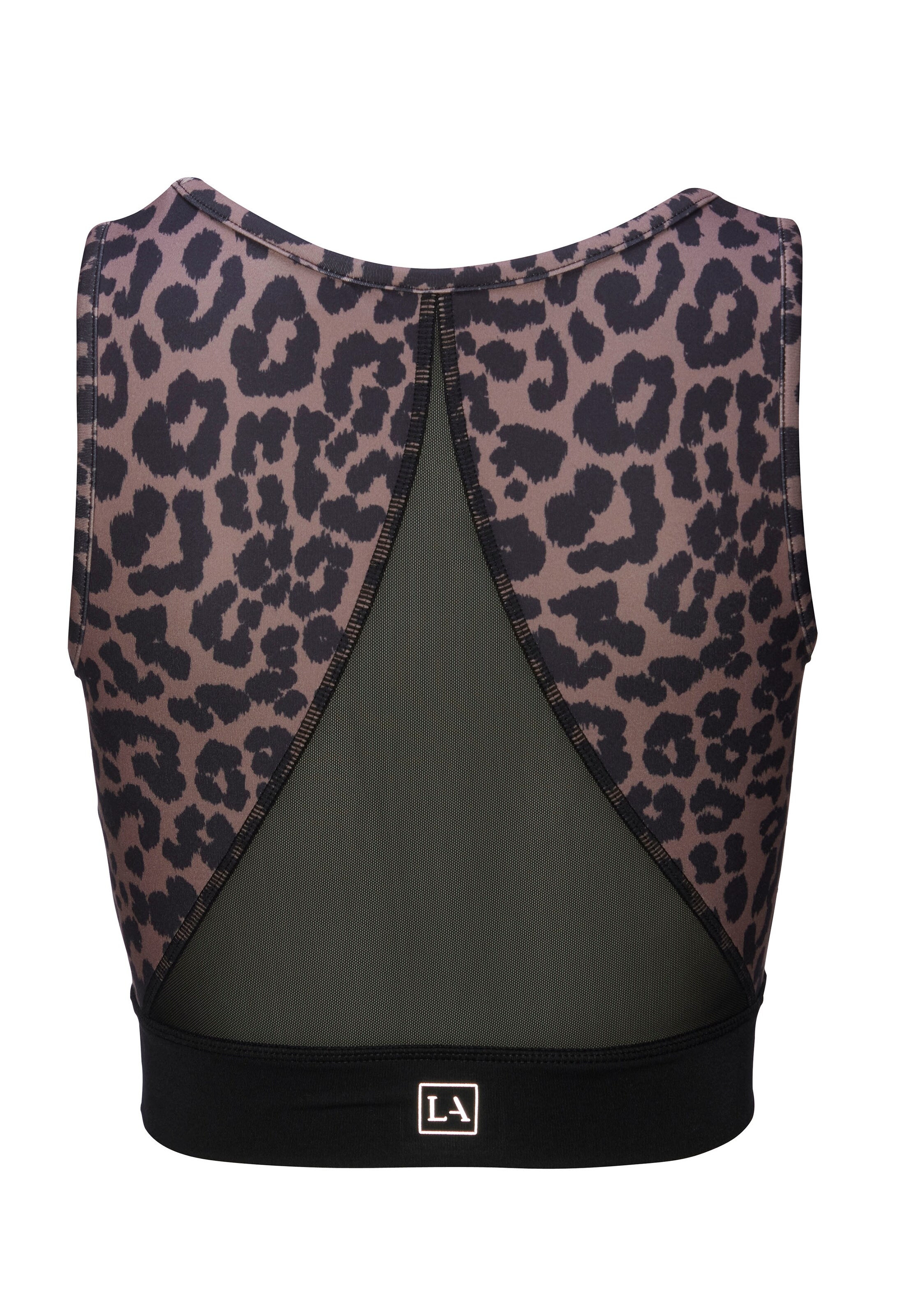 LASCANA ACTIVE Αθλητικό τοπ σε καφέ