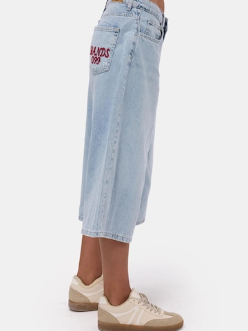IT'S BASIC Baggy Jeans 'BAGGY BERMUDA SHORT'‌‌‌ in Blau