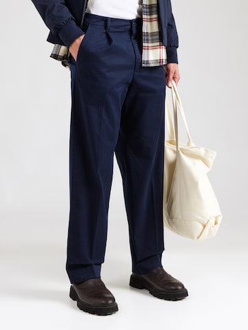 zils SELECTED HOMME Vaļīgs piegriezums Klasiskas bikses 'SLHZ220': no priekšpuses