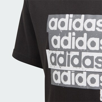 ADIDAS SPORTSWEAR Funkční tričko 'Lin Repeat' – šedá