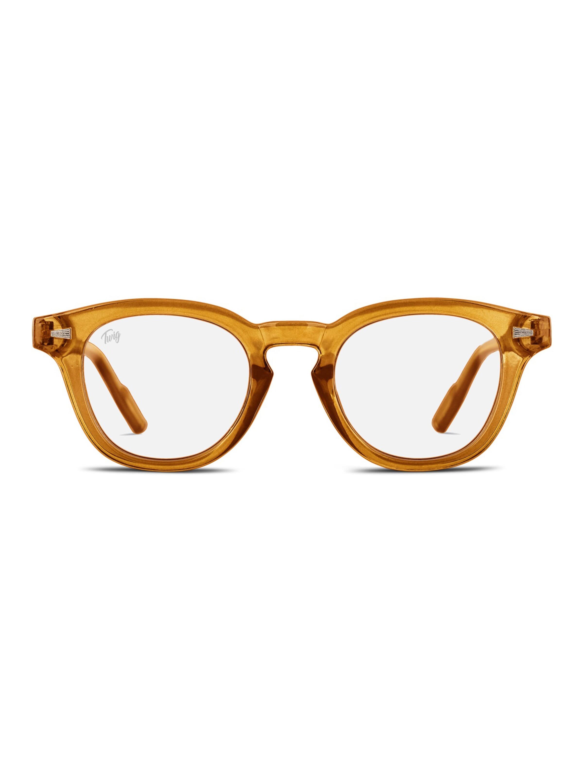 TWIG Concept Milano Glasses 'Bauman BlueLight' in Yellow: front