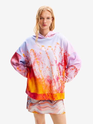 Desigual Sweatshirt in Orange: front