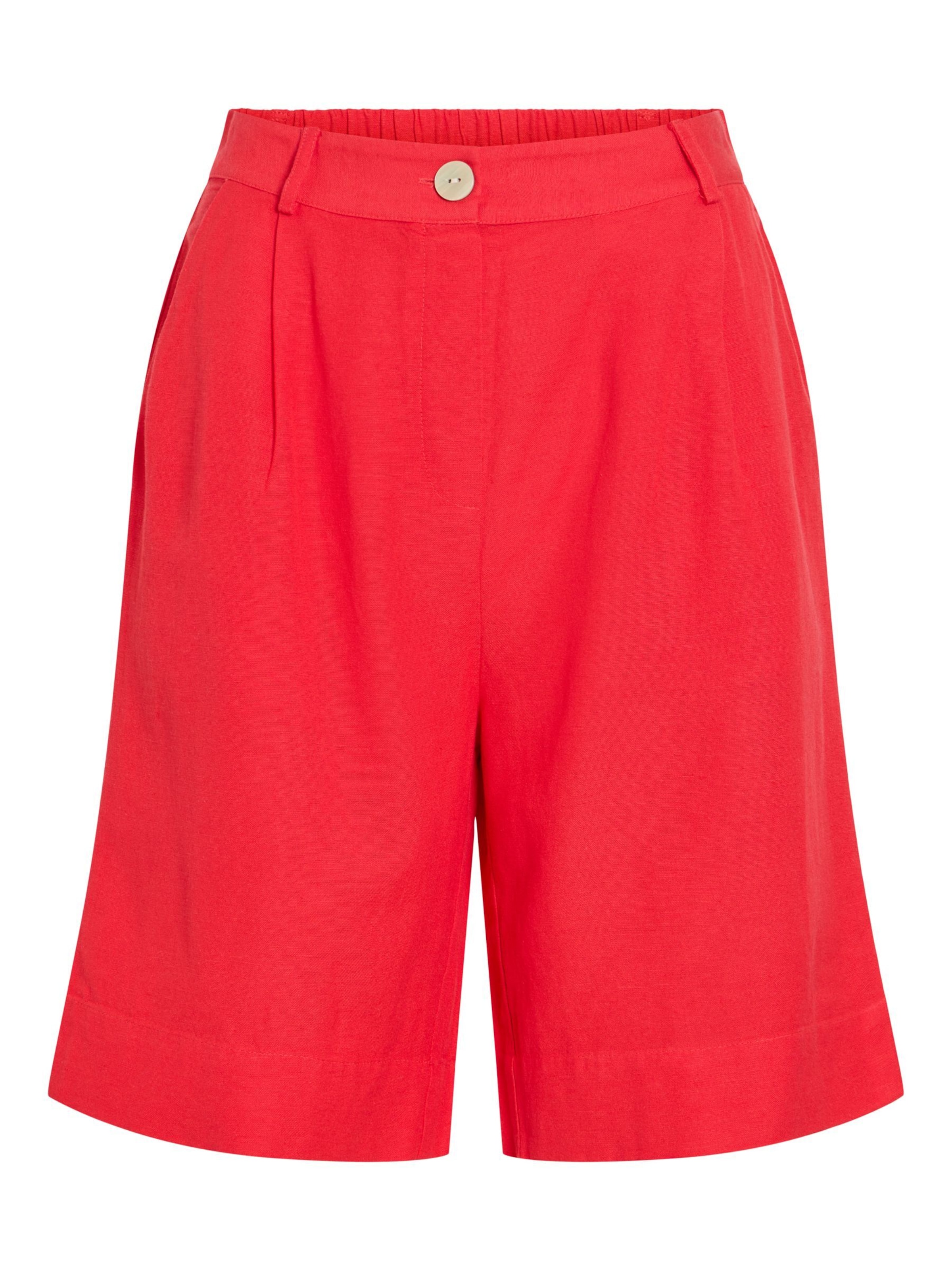 VILA Broek 'VIPrisilla' in Rood: voorkant