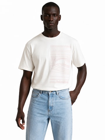 Perfect&Basic - Camiseta de fútbol 'Oversize Unisex - Wave Flock Tee' en rosa