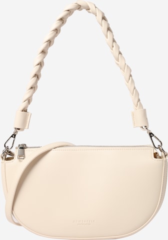 Seidenfelt Manufaktur - Mala de ombro 'MELBU' em bege: frente