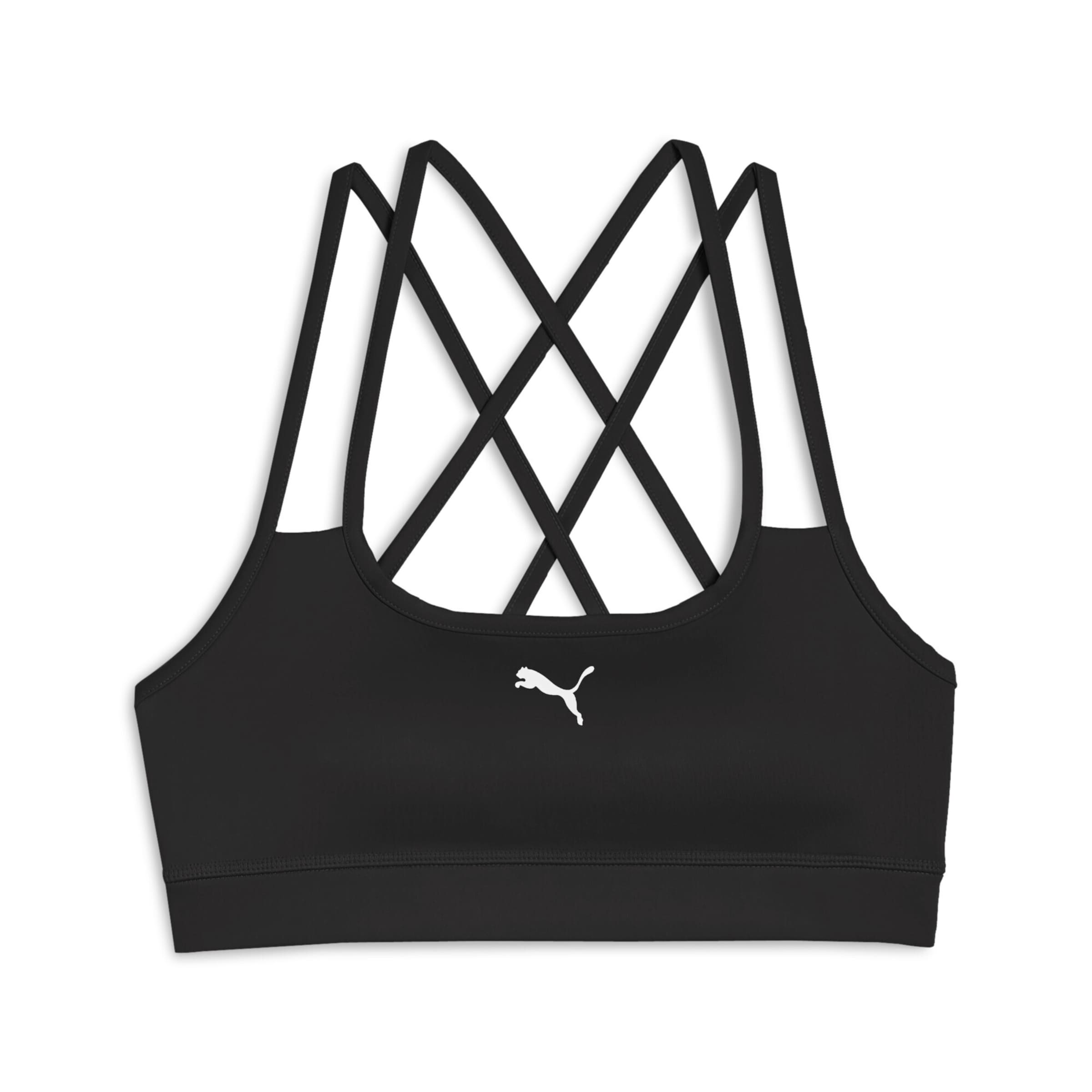 PUMA Bustier Sport bh 'Move' in Zwart: voorkant