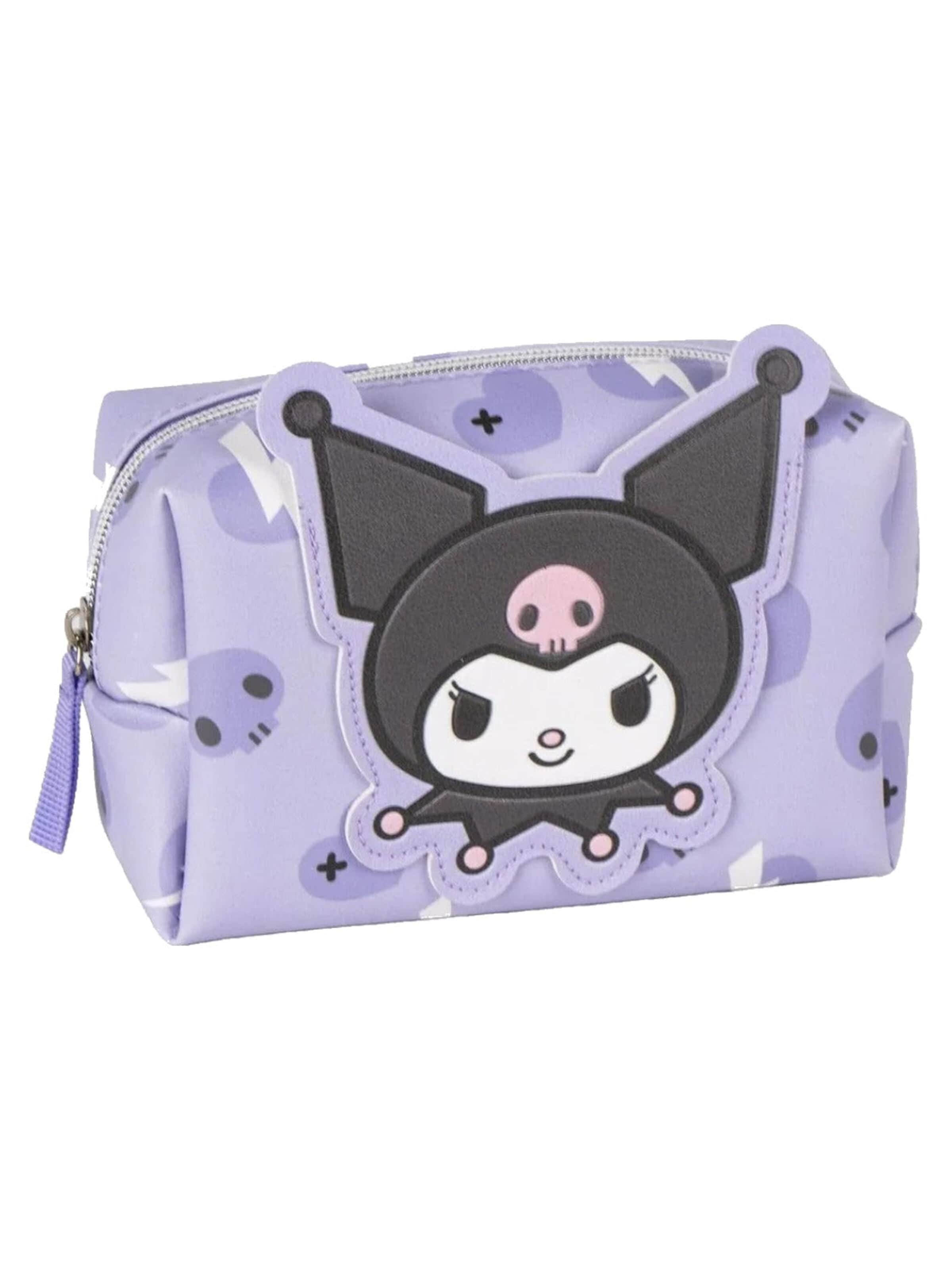 HELLO KITTY Toiletry Bag in Purple: front