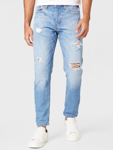 Effilé Jean '502™ Taper Hi Ball' LEVI'S ® en bleu : devant