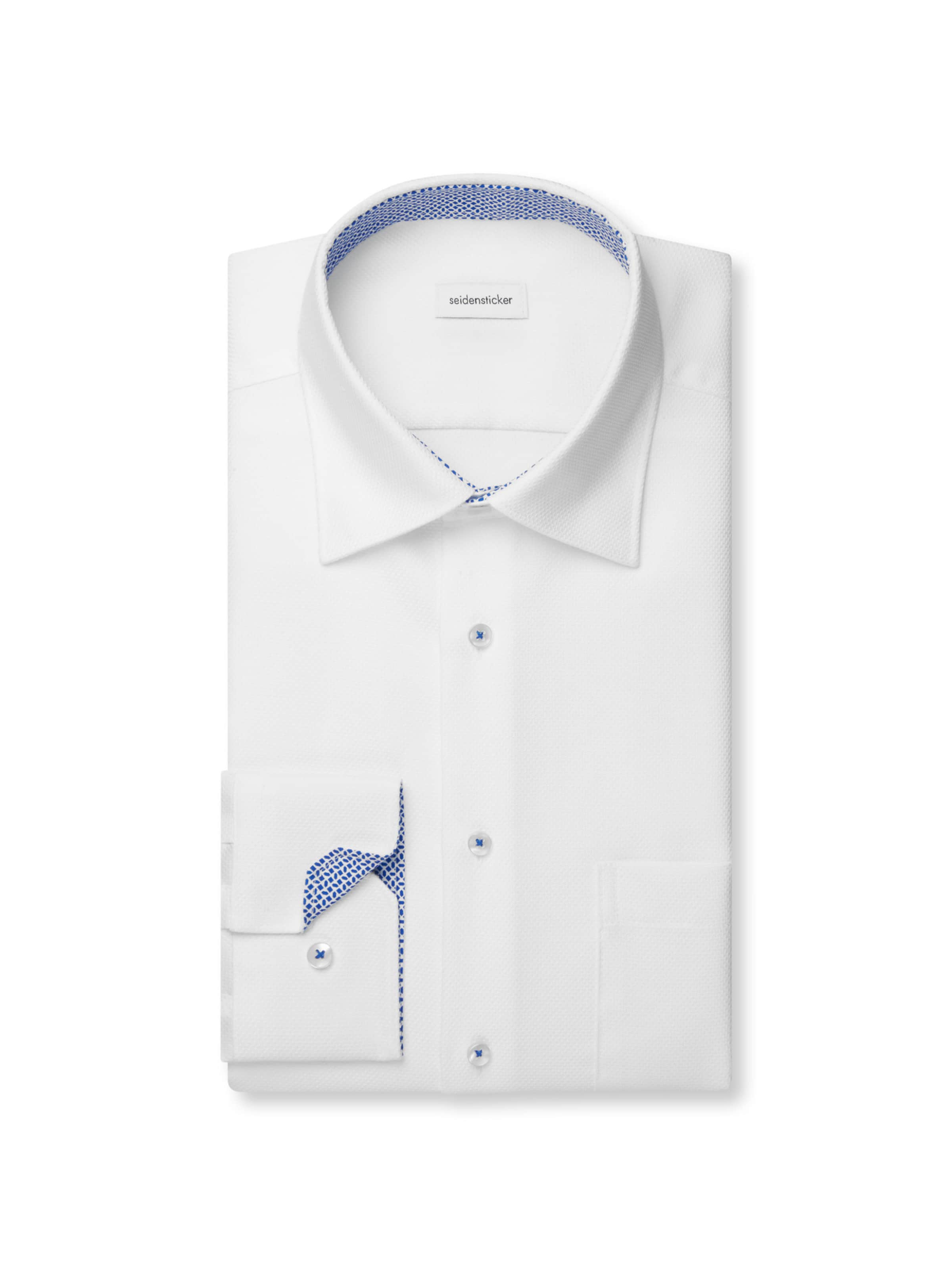Coupe regular Chemise business 'SMART ESSENTIALS' SEIDENSTICKER en blanc