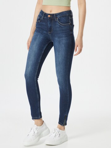 ONLY Skinny Jeans 'BLUSH' in Blauw: voorkant