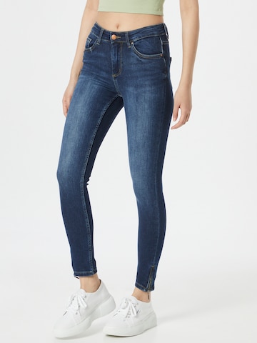 Skinny Jean 'BLUSH' ONLY en bleu : devant