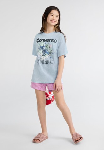 CONVERSE Bluser & t-shirts 'RIBBON CHUCK' i blå