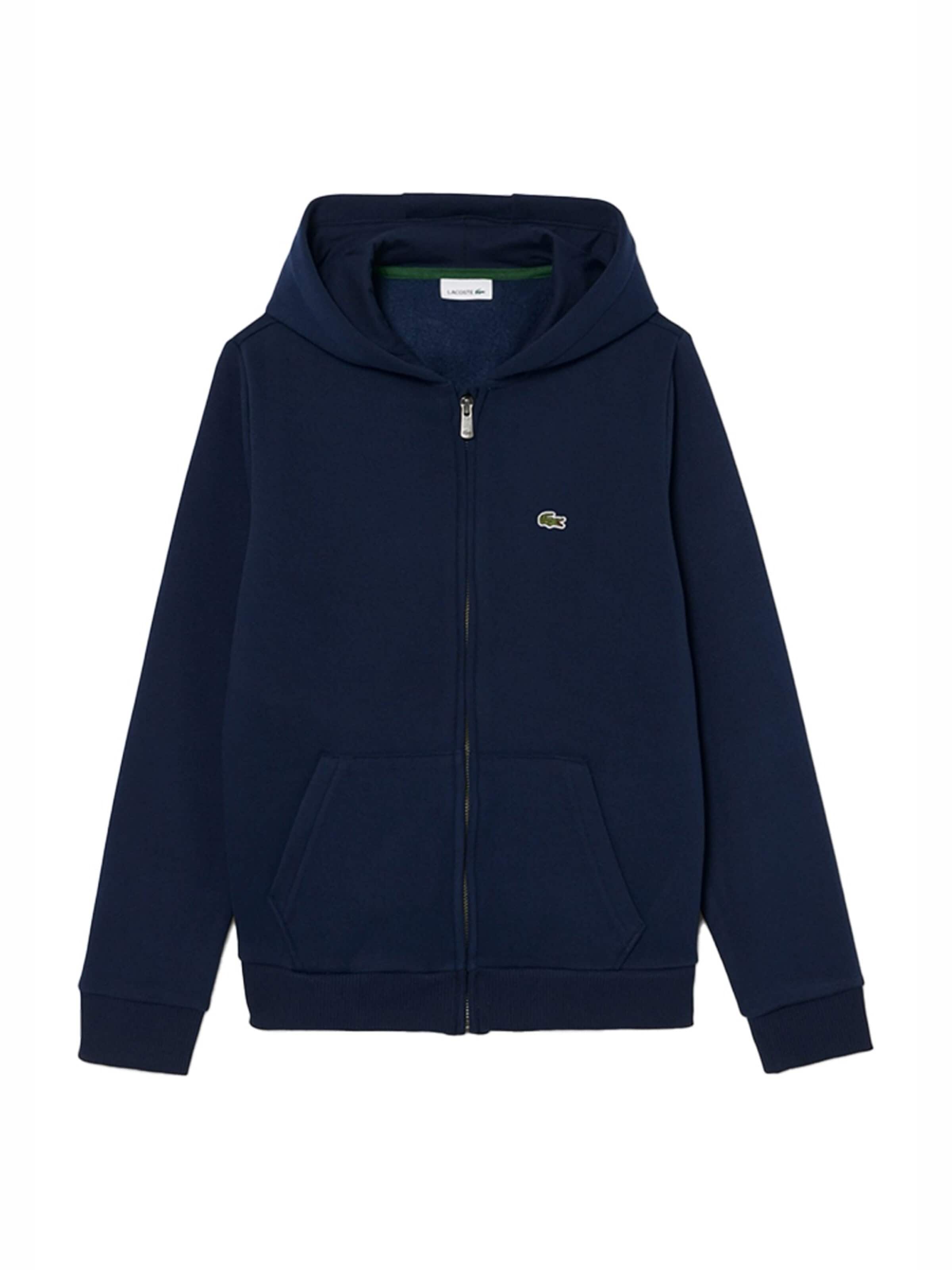 LACOSTE Sweat jacket in Blue: front