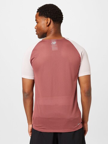 T-Shirt fonctionnel 'Accelerate Pacer' new balance en marron