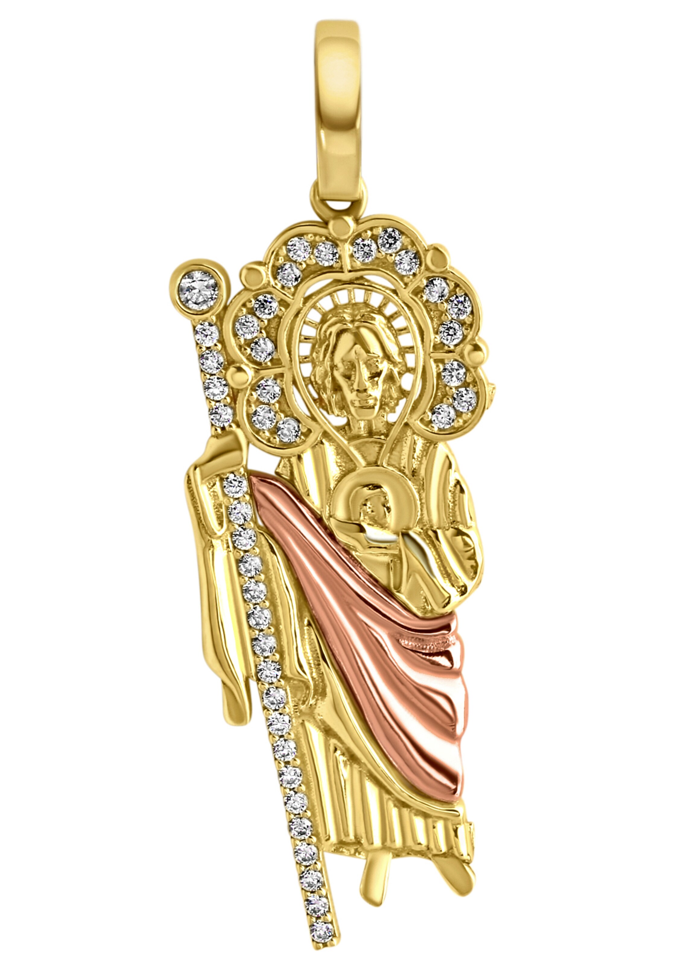 FIRETTI Anhänger in Gold: Vorderseite