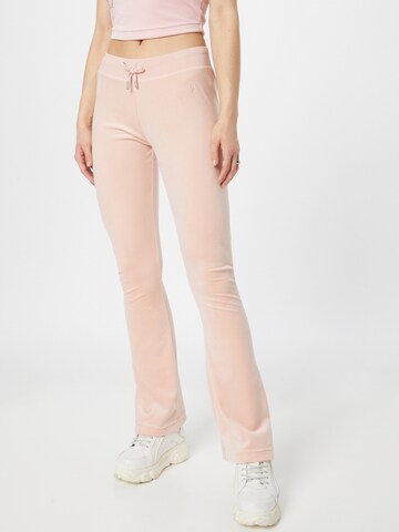 Flared Pantaloni 'LAYLA' di Juicy Couture Black Label in rosa: frontale