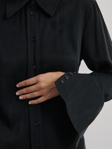 ABOUT YOU x Marie von Behrens Shirt dress 'Grace' in Black