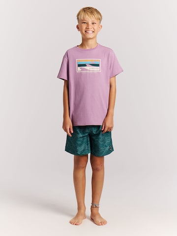 PROTEST Board Shorts 'PRTFloris JR' in Green: front